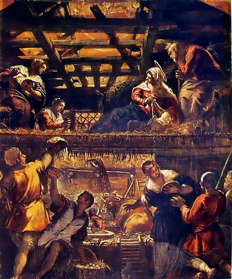 Adorazione dei pastori   Jacopo Tintoretto