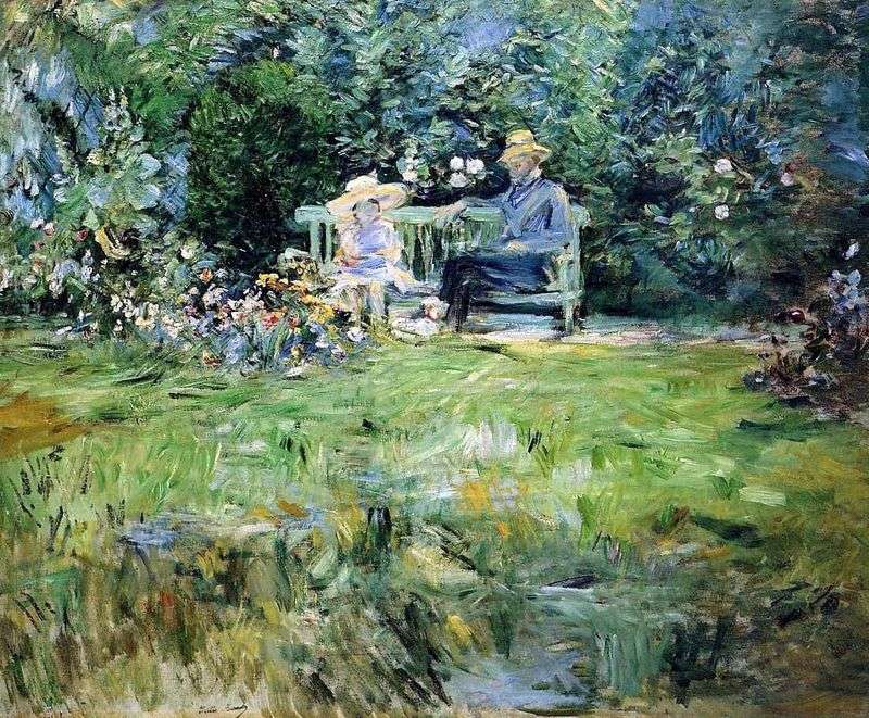 Lezione di giardino   Bertha Morisot