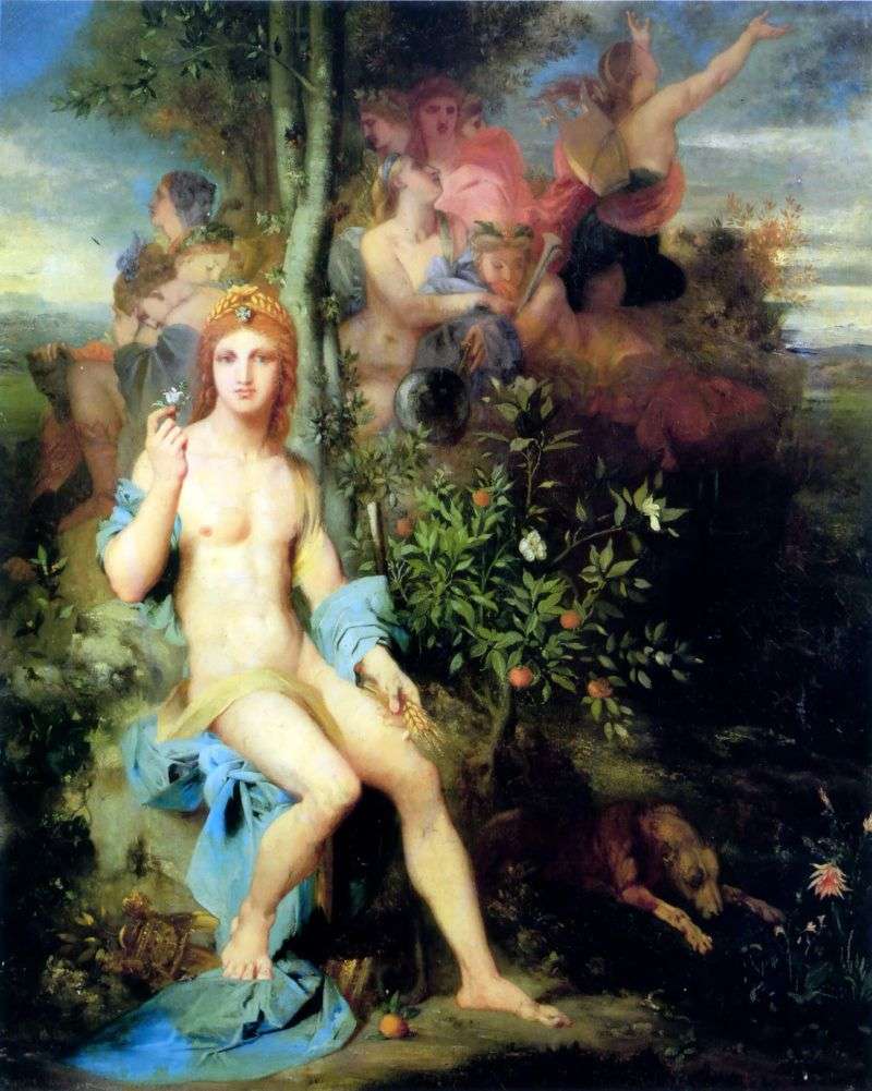 Apollo e le Nove Muse   Gustave Moreau
