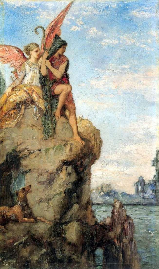 Esiodo e Musa   Gustave Moreau