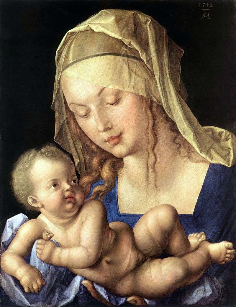 Madonna col Bambino e una pera   Albrecht Durer
