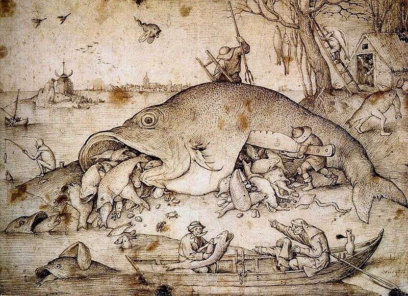 I grandi pesci mangiano piccoli   Peter Bruegel