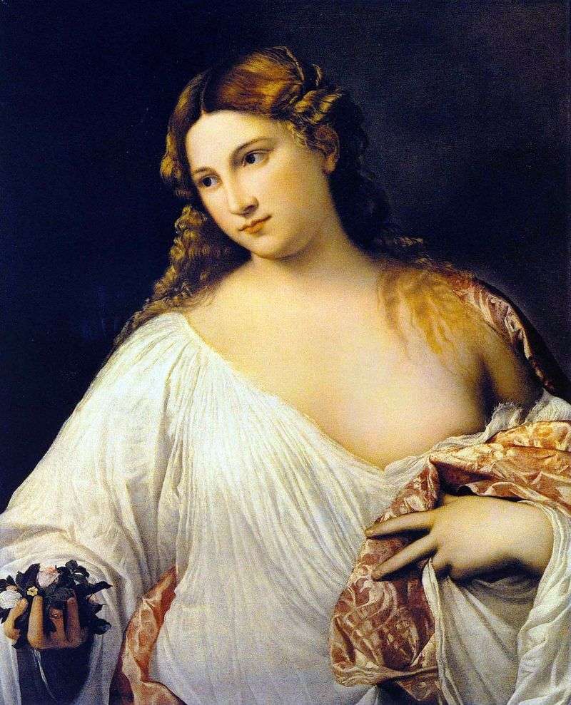 Flora   Tiziano Vecellio