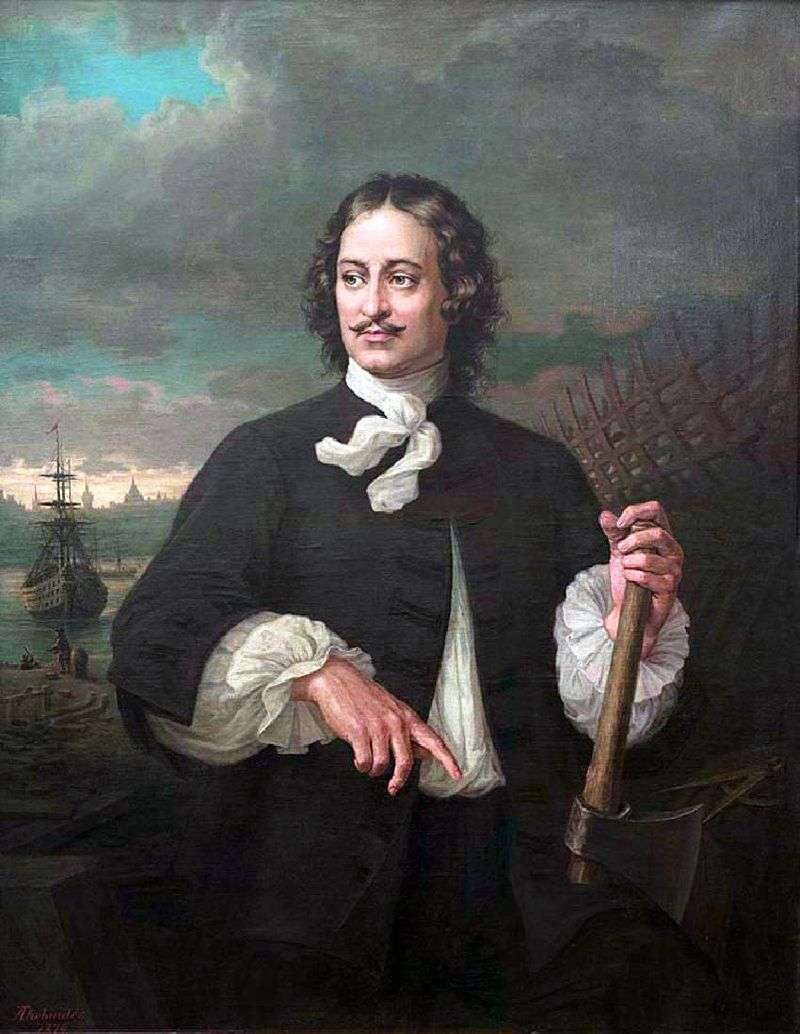 Ritratto di Pietro I   Augusto Tolyander