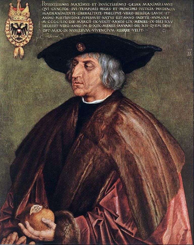 Ritratto dellImperatore Massimiliano I   Albrecht Durer