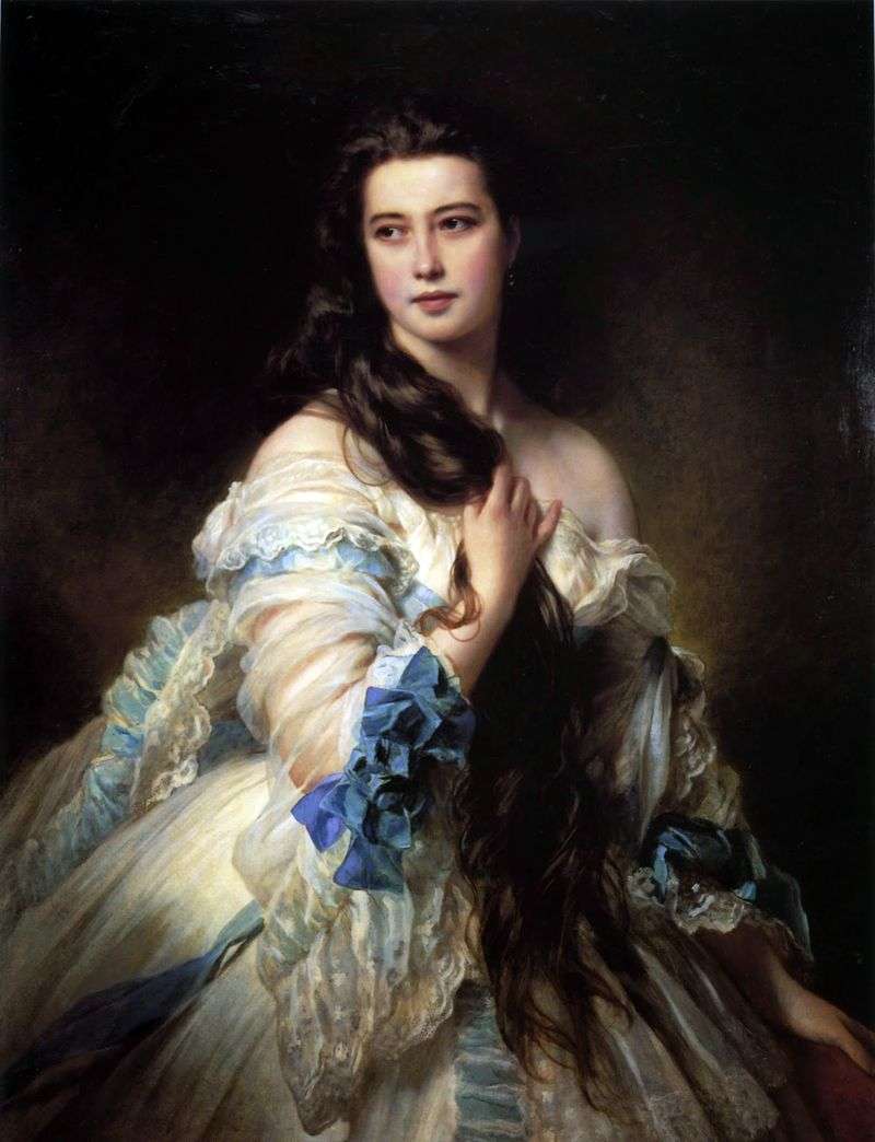 Ritratto di V. D. Rimskaya Korsakova   Franz Xaver Winterhalter