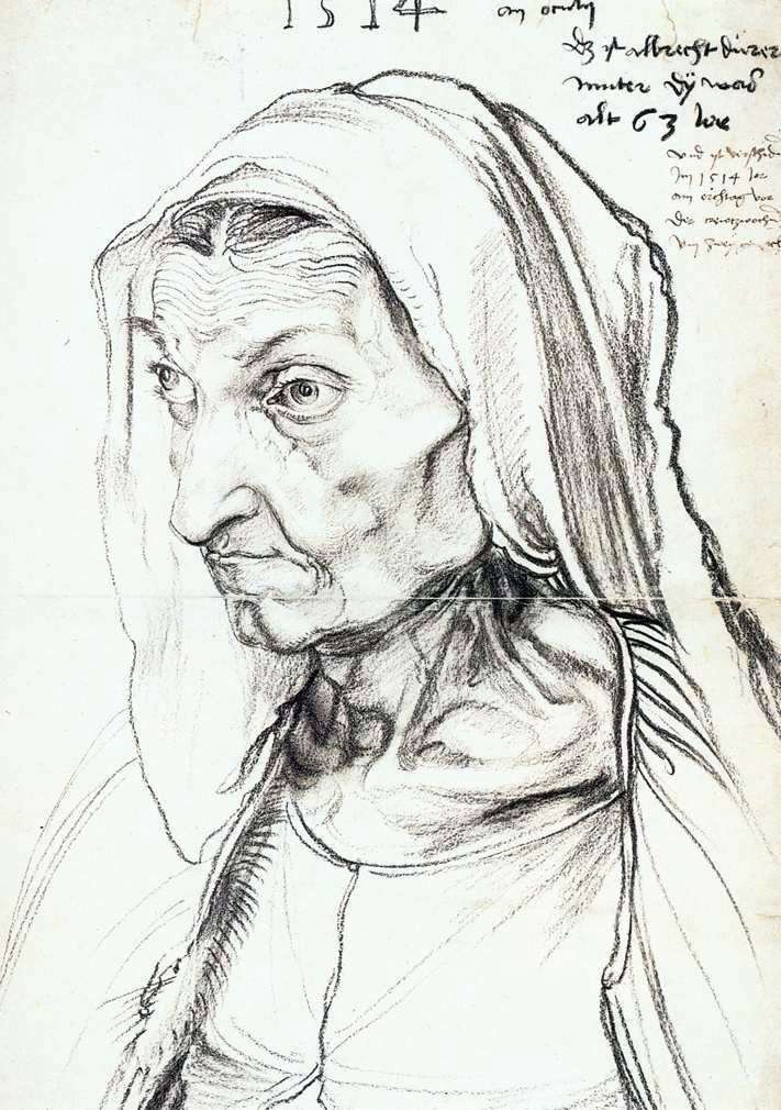 Ritratto della madre   Albrecht Durer