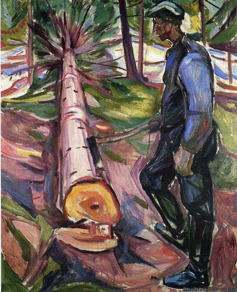 Boscaiolo   Edvard Munch