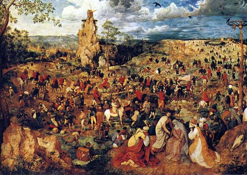 Processione del Calvario   Peter Bruegel