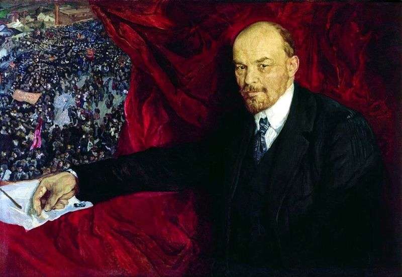 Lenin e la manifestazione   Isaac Brodsky