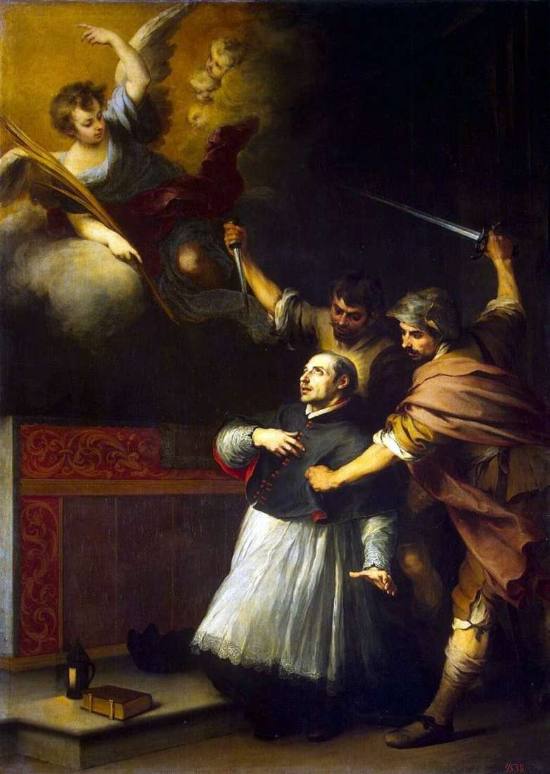 Morte dellInquisitore Pedro de Arbuez   Bartolomeo Esteban Murillo