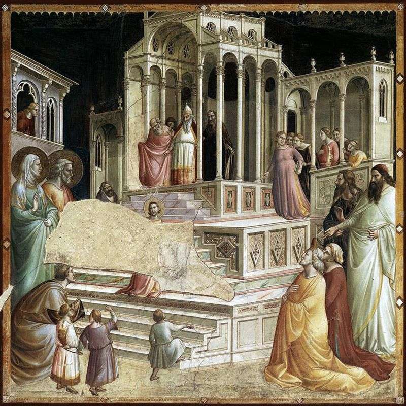 Introduzione di Maria al tempio   Taddeo Gaddi