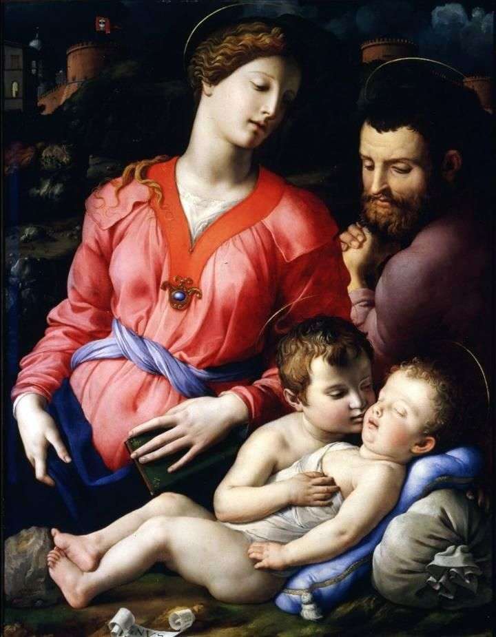 Sacra Famiglia Panchiatiki   Agnolo Bronzino