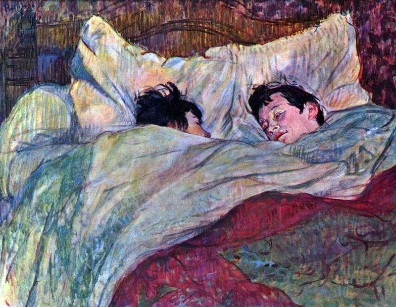 Due ragazze a letto   Henri de Toulouse Lautrec