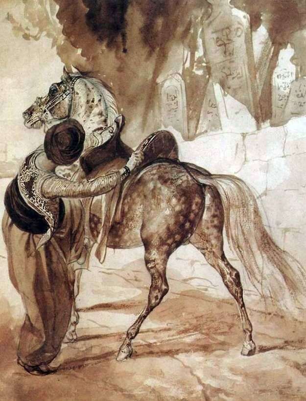 Greco con un cavallo   Karl Bryullov