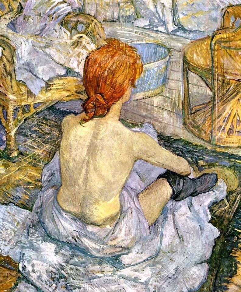 La donna alla toilette (WC)   Henri de Toulouse Lautrec