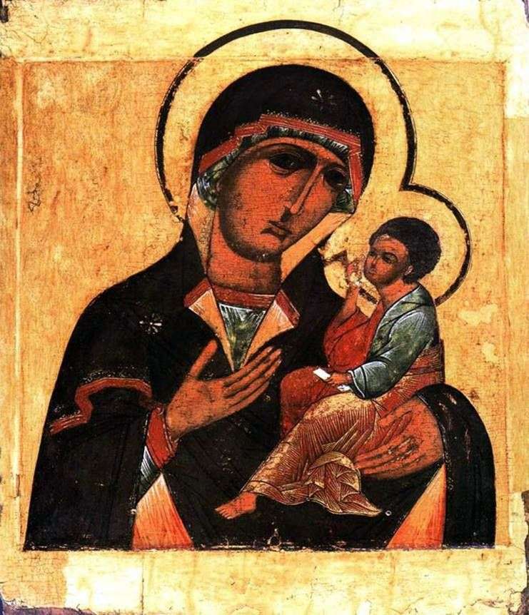 Virgin Hodegetria, come il georgiano