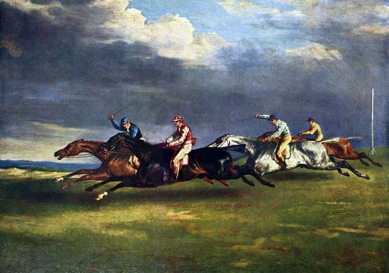 Derby in Epsom   Theodore Géricault