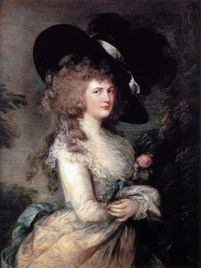 Ritratto di Georgiana, duchessa del Devonshire   Thomas Gainsborough