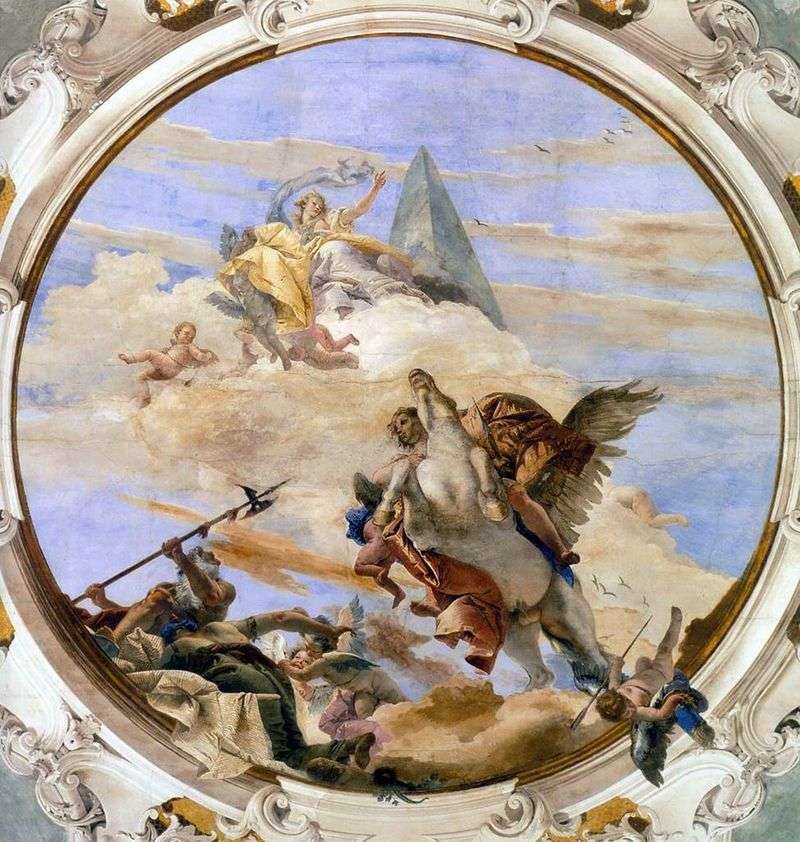Bellerofonte su Pegaso   Giovanni Battista Tiepolo