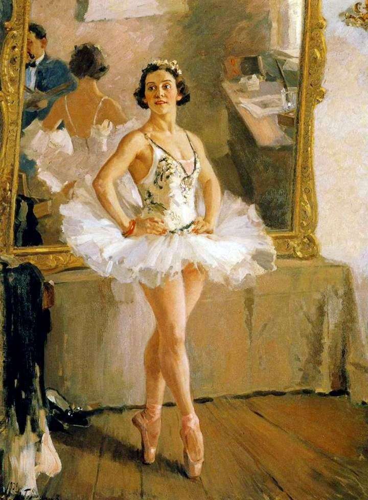 Ritratto di una ballerina O. V. Lepeshinskaya   Alexander Gerasimov