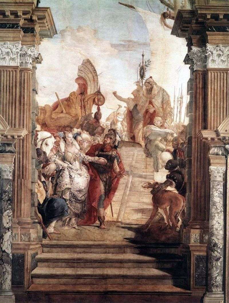 Lincontro di Antonio e Cleopatra   Giovanni Battista Tiepolo