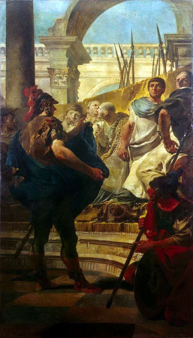 Quinto Fabius Maxim al Senato di Cartagine   Giovanni Battista Tiepolo