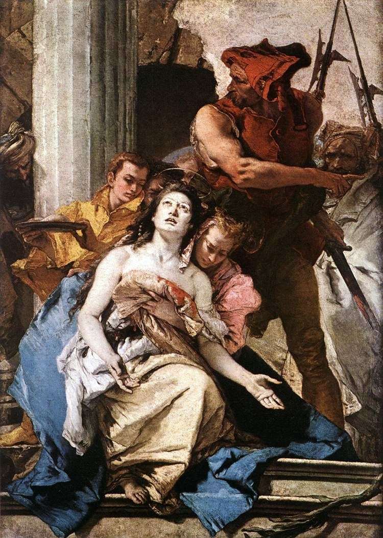 Martirio di sv. Agata   Giovanni Battista Tiepolo
