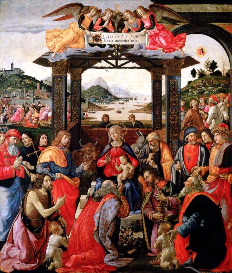 Adorazione dei Magi   Domenico Ghirlandaio