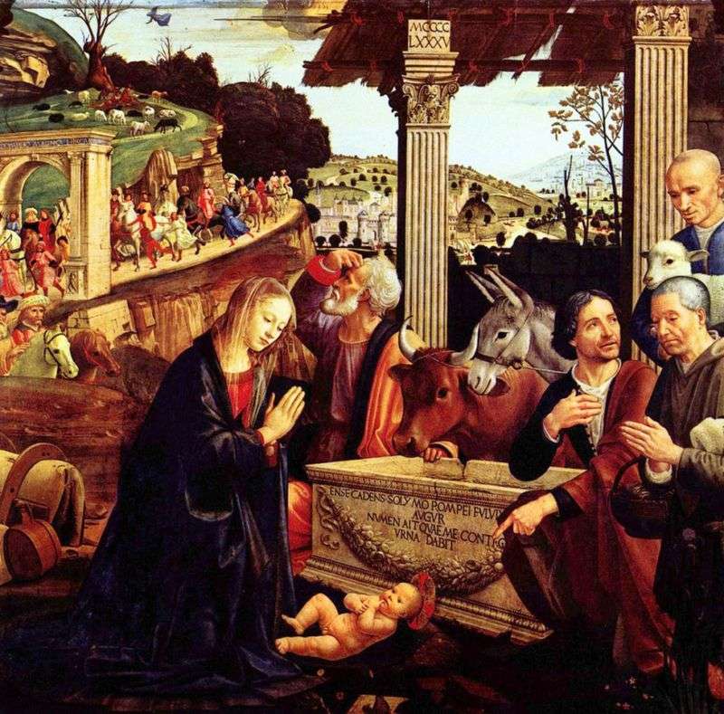Adorazione dei pastori   Domenico Ghirlandaio
