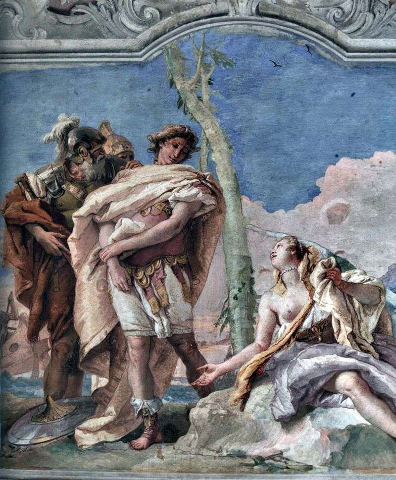 Rinaldo lascia Armindu   Giovanni Battista Tiepolo