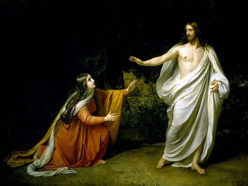 Apparizione di Cristo a Maria Maddalena dopo la risurrezione   Alexander Ivanov