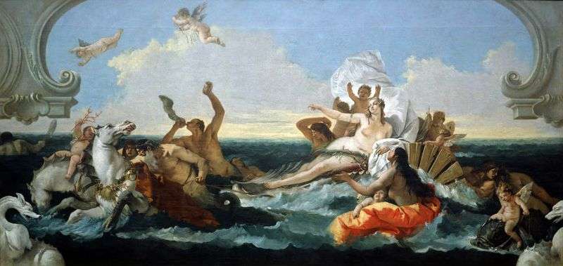 Trionfo di Anfitrite   Giovanni Battista Tiepolo