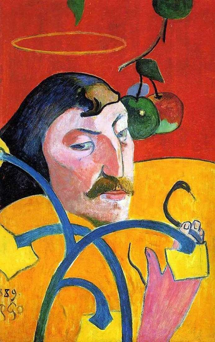 Autoritratto con aureola (auto grottesco)   Paul Gauguin