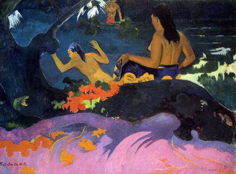 Vicino al mare   Paul Gauguin