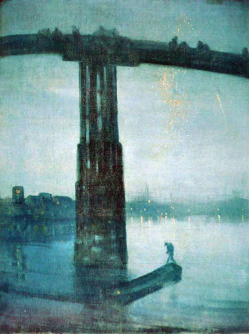 Notturno in blu e oro: Old Battersea Bridge   James Whistler