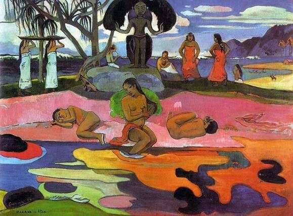 Giorno senza divinità (Giorno della divinità   Mahana ma Natua)   Paul Gauguin