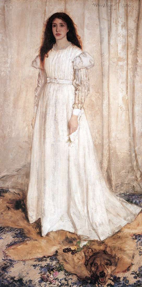 Symphony in White No. 1: a Girl in White   James Whistler