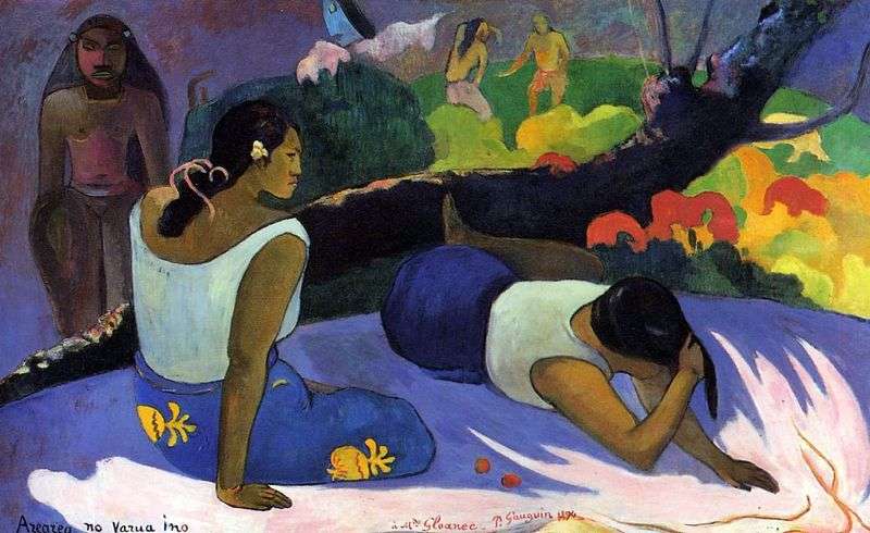 Il divertimento dello spirito malvagio   Paul Gauguin