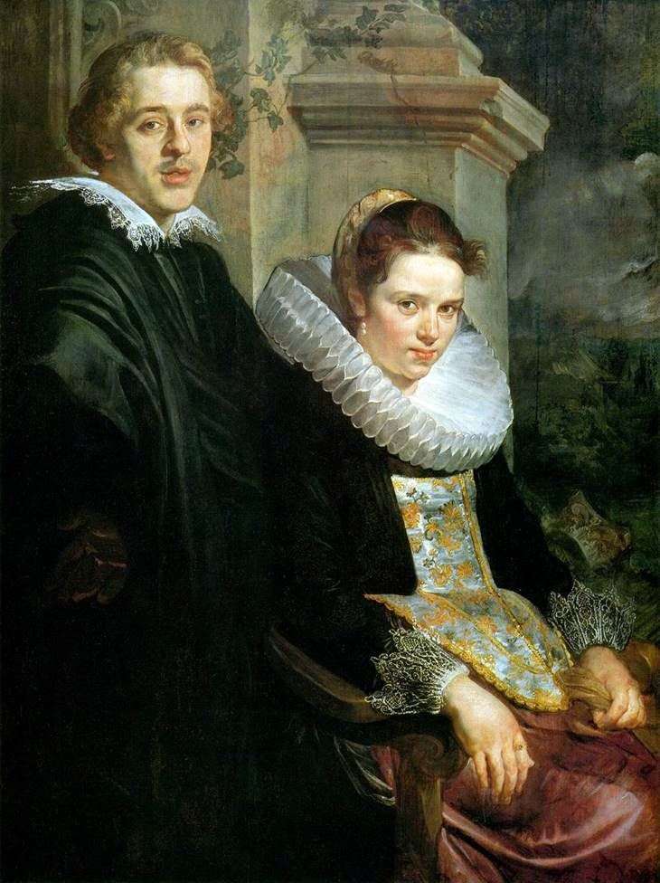 Ritratto di una giovane coppia   Jacob Jordaens