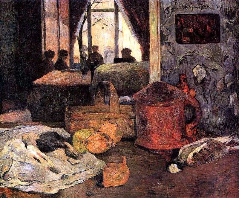 Still Life in the Interior, Copenaghen   Paul Gauguin