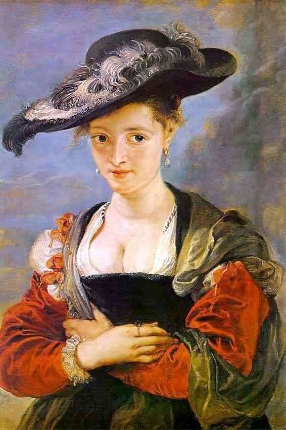 Ritratto di Suzanne Forment (Cappello di paglia)   Peter Rubens