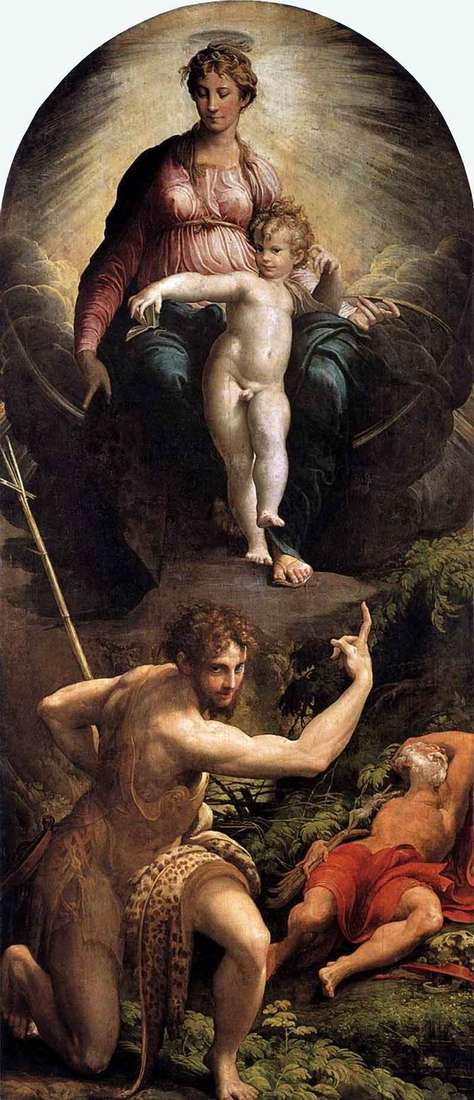Visione di San Girolamo   Francesco Parmigianino