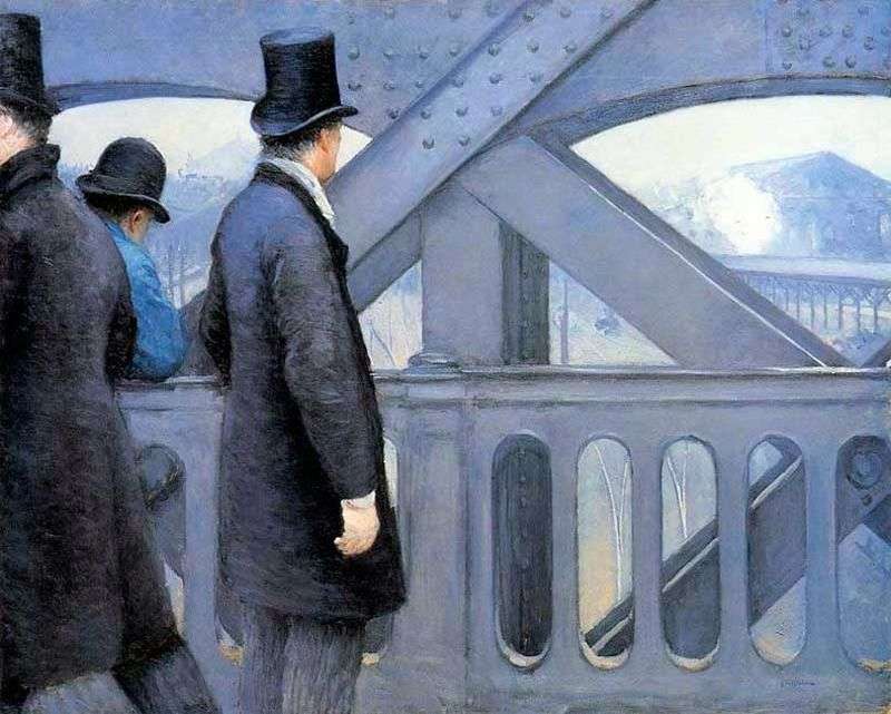 Sul ponte dEuropa   Gustave Caibotte