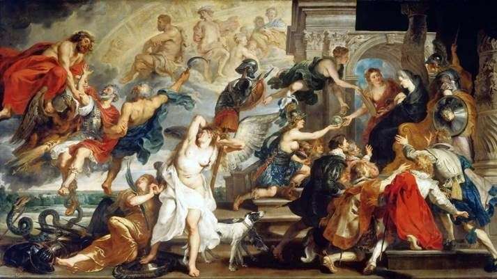 Morte di Enrico IV e proclamazione della reggenza   Peter Rubens