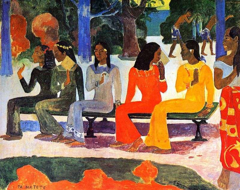 Oggi non andremo al mercato   Paul Gauguin