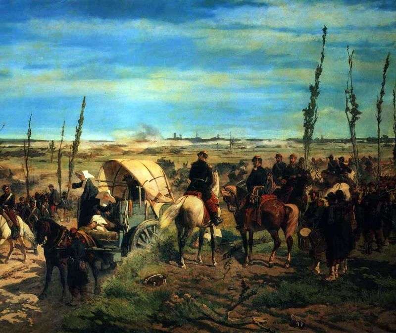 Accampamento italiano nella battaglia di Magenta   Giovanni Fattori