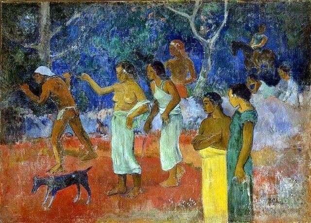 Scene di Tahitian Life   Paul Gauguin