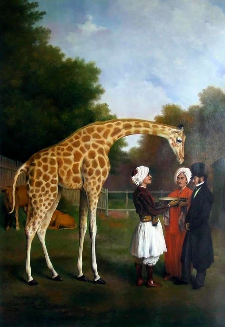 Giraffa nubiana   Jacques Laurent Agassé