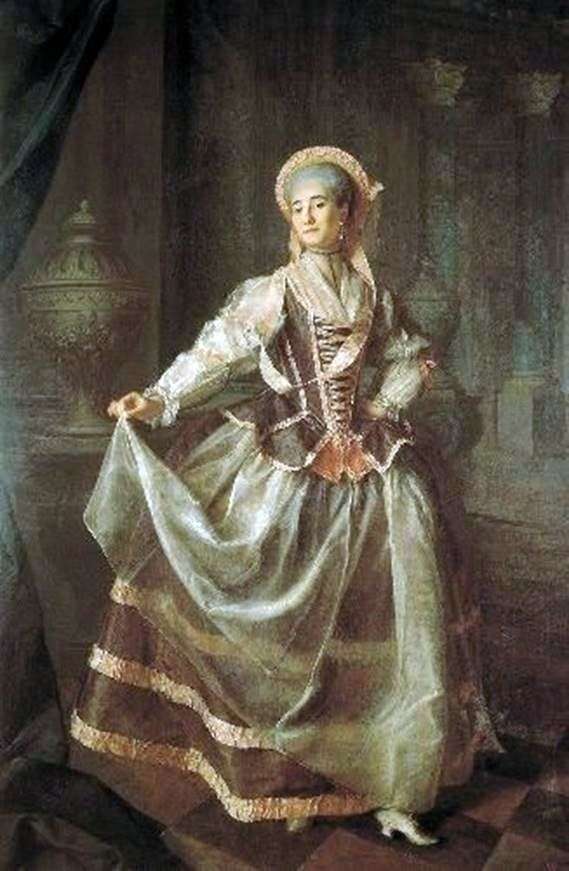 Ritratto di uno studente della Imperial Educational Society of the Noble Maidens of Alexandra Levshina   Dmitry Levitsky